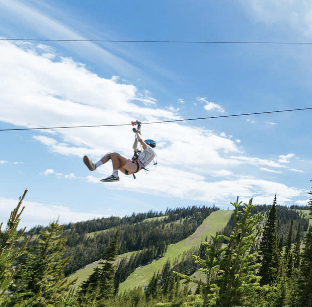 Ziplining in Big Sky, MT